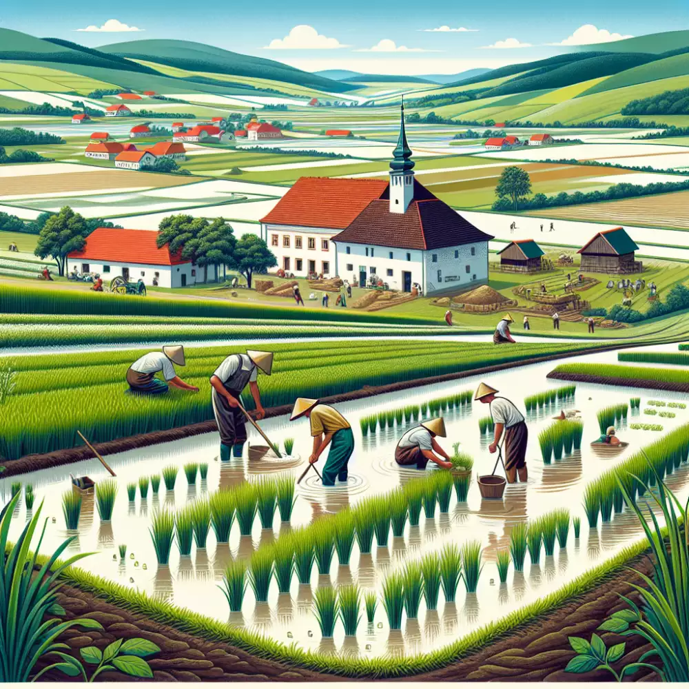 pěstování rýže v čechách